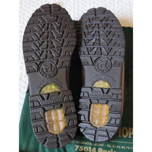 NWT Mephisto Womens Trampolins Leather Lace Up Walking Shoes Brown Gray, 7 - Picture 10 of 10